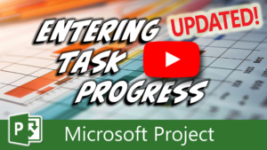Entering Task Progress is as easy as a step by step process.