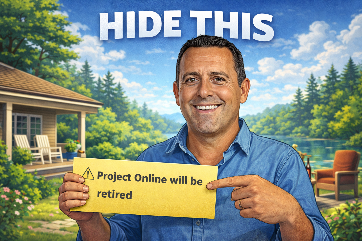 How to Hide Project Online Retirement Banner in Project Center